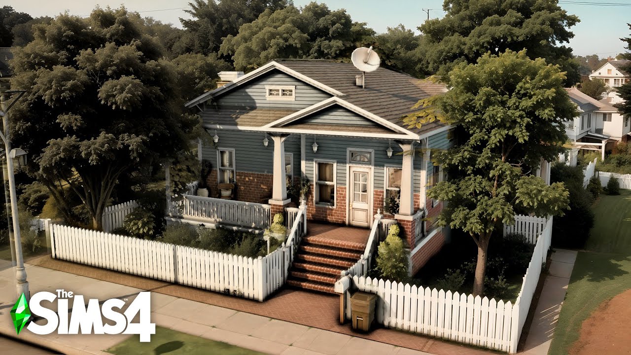 FAMILY HOME - Realistc Build - ASMR | The Sims 4 - no cc.