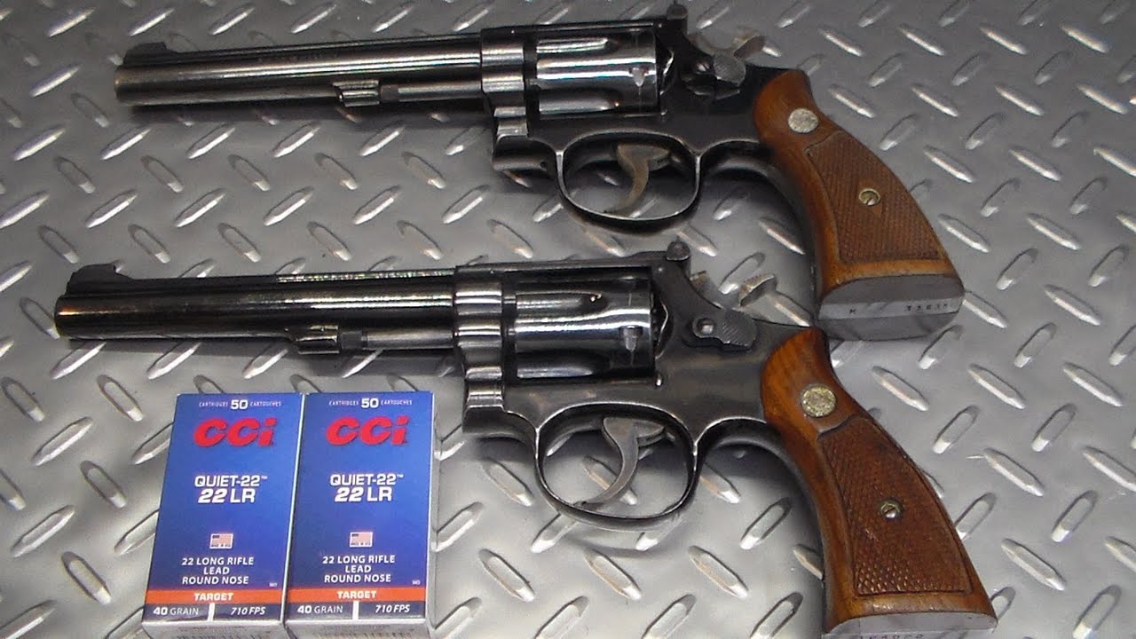 Smith and Wesson K22/Model 17 и бесшумные патроны CCI