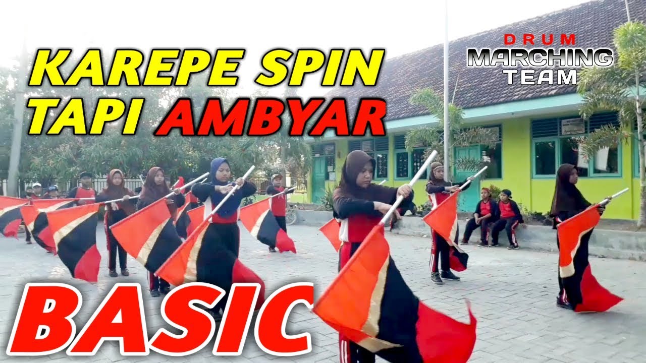 COLOUR GUARD DRUM BAND - Gerakan Dasar