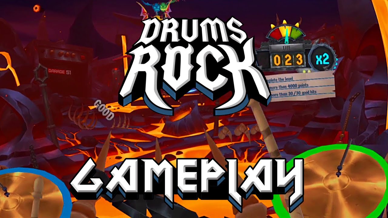 Drums Rock VR - Gameplay, First Impressions
