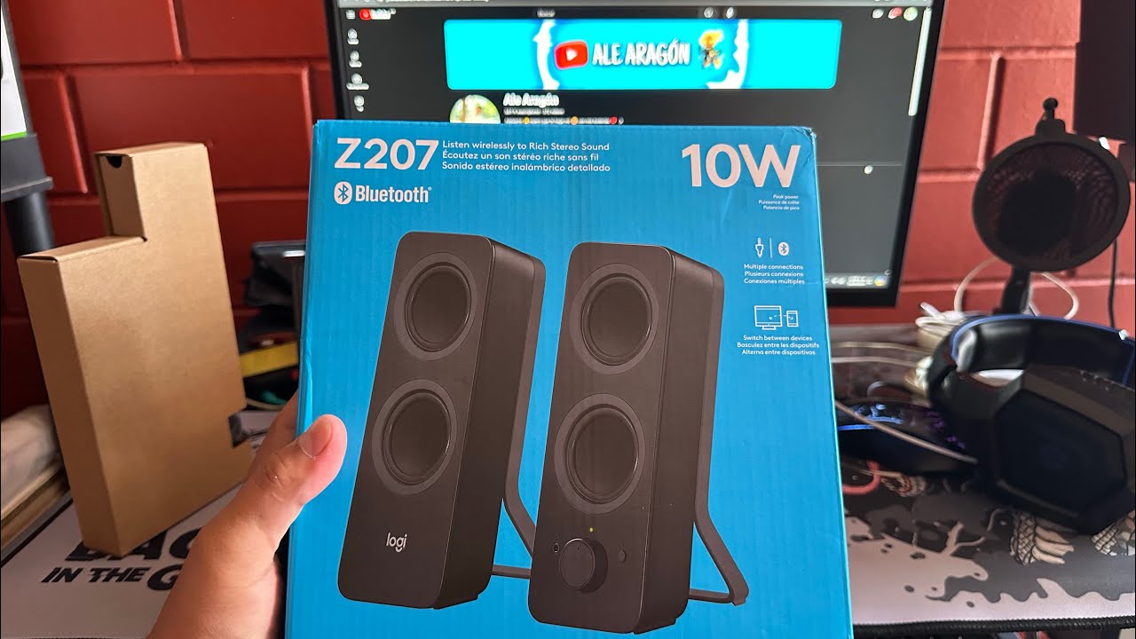 Abriendo las nuevas bocinas de mi PC Logitech z207 “Se Escuchan Chido”😎🔥✨