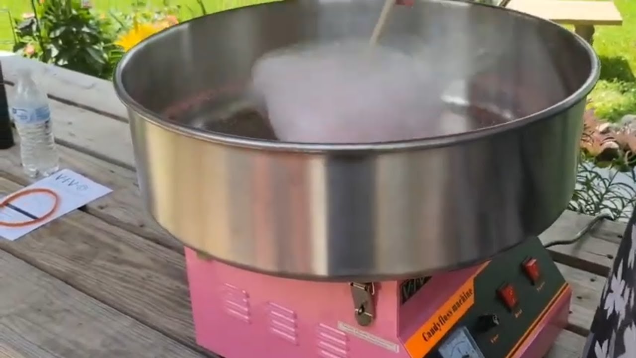VIVOR Electric Commercial Cotton Candy Machine First Use + Unboxing