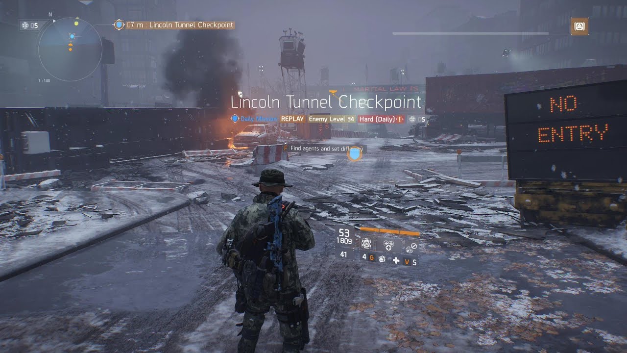The Division - Lincoln Tunnel Checkpoint [Hard mission]