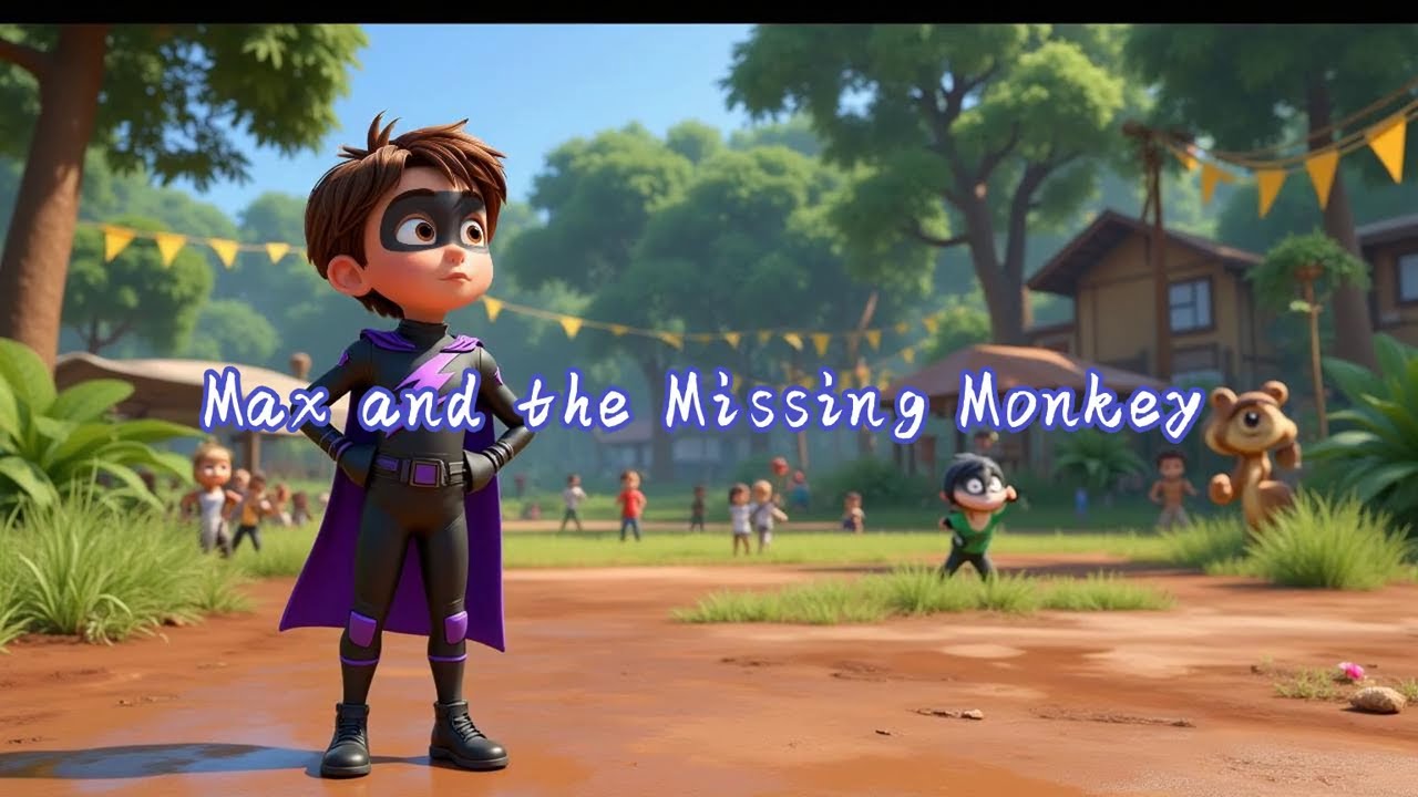 Max and the Missing Monkey 🐵 | Funny Animal Adventure for Kids | Educational Jungle Mystery