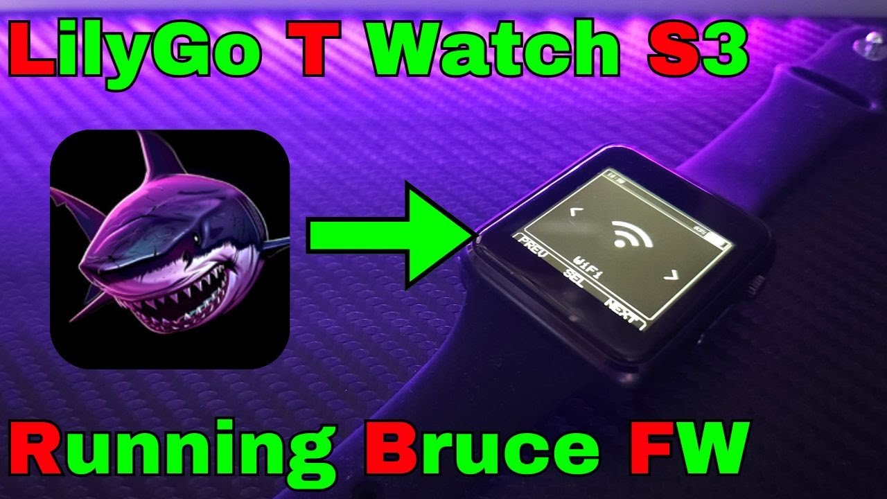 This Smartwatch is Actually a Hacking Toolkit | ESP32S3 Bruce Firmware Walkthrough