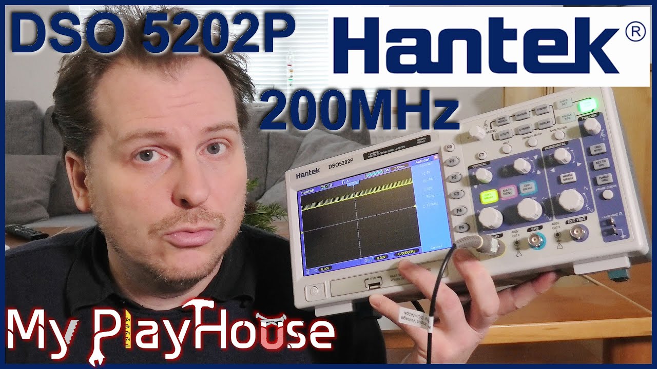Мой новый 2-канальный осциллограф Hantek DSO5202P, 200 МГц &mdash; 910