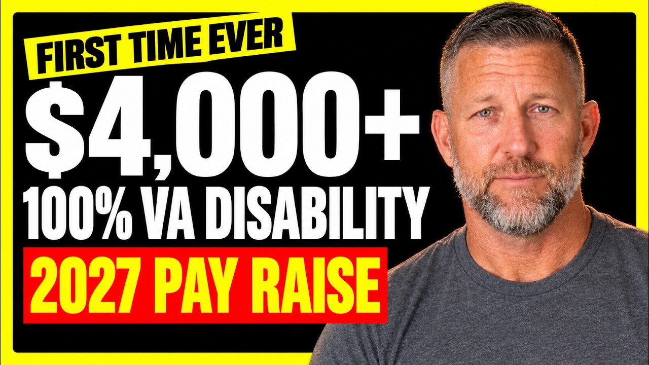 It's Official: 100% VA Disability Tops $4,000 a Month for the First Time &mdash; New 2027 Pay Chart