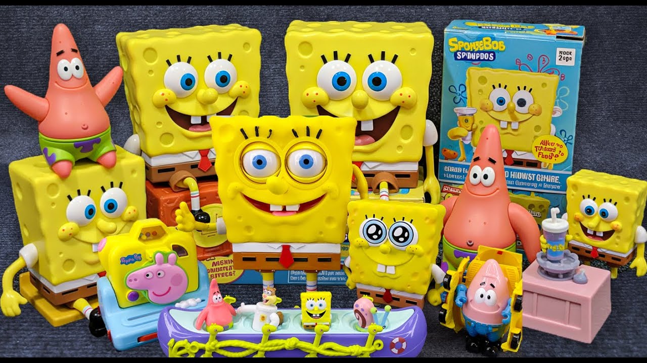 ASMR SpongeBob🧽 70 Minutes Satisfying Unboxing Of The Fun SpongeBob Play Area🧽 楽しいスポンジボブの遊び場🎁 開封の達人