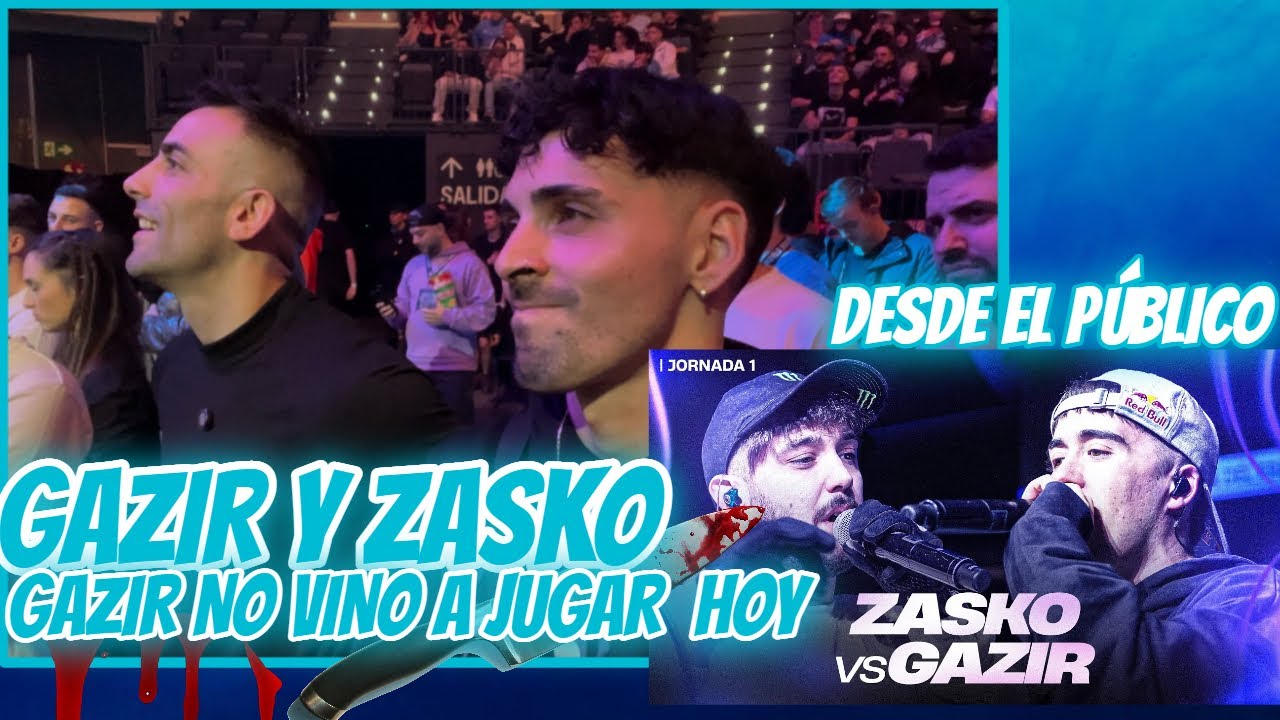 GAZIR VS ZASKO. GAZIR HOY NO VINO A JUGAR Y FUE CON TODO!! OPINIONES EN DIRECTO EN FMS WS