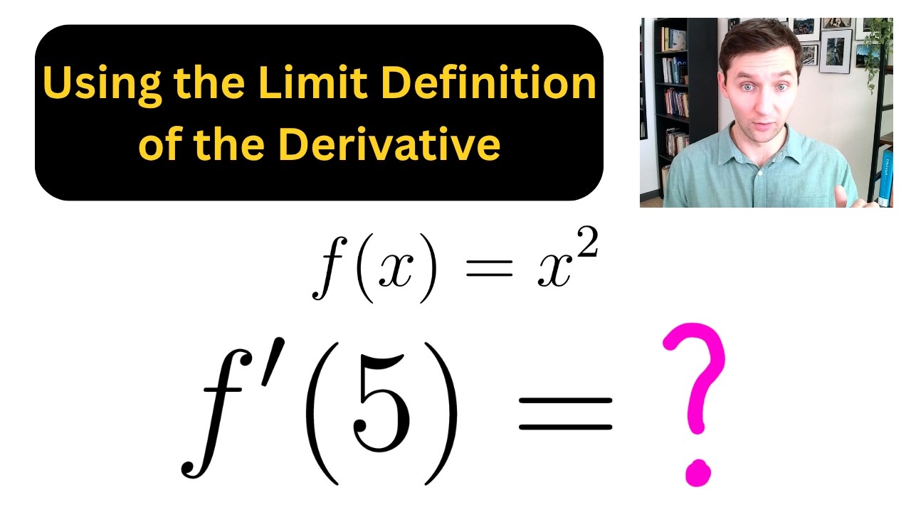 Using the Limit Definition of the Derivative