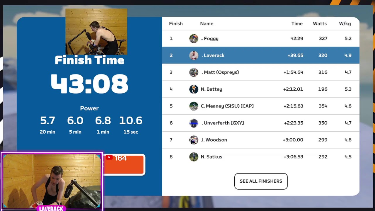 🔴  I found a hilly Zwift race to do!