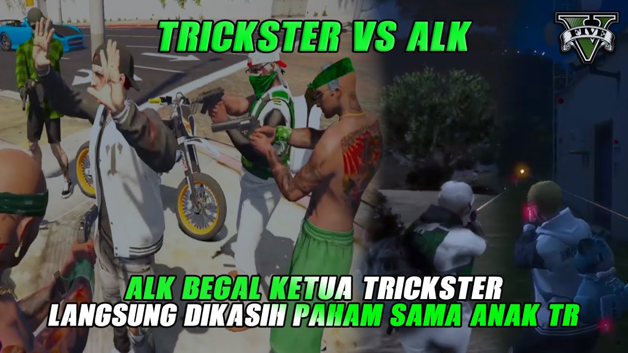 TR VS ALK-AKIBAT BERANI BEGAL KETUA TR-KOMANDO JELOL GERAKIN ANAK TR BUAT BANTAI ALK #trickster #alk
