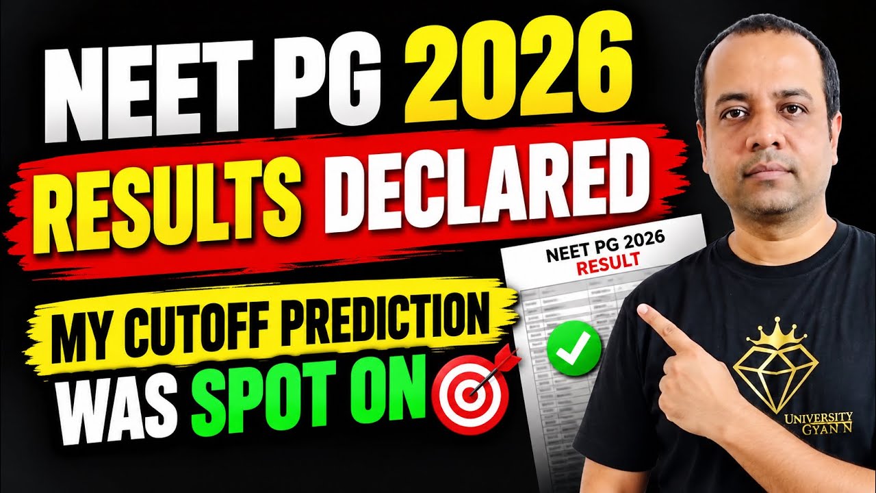NEET PG Result Declared | NEET PG Counselling 2026 |