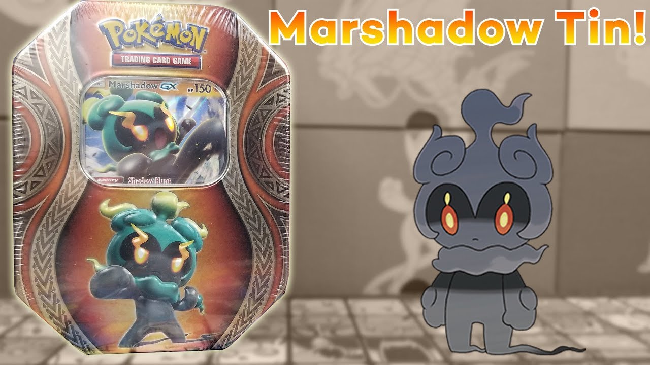 Pokemon Mysterious Powers Tin! Marshadow GX Tin Opening!