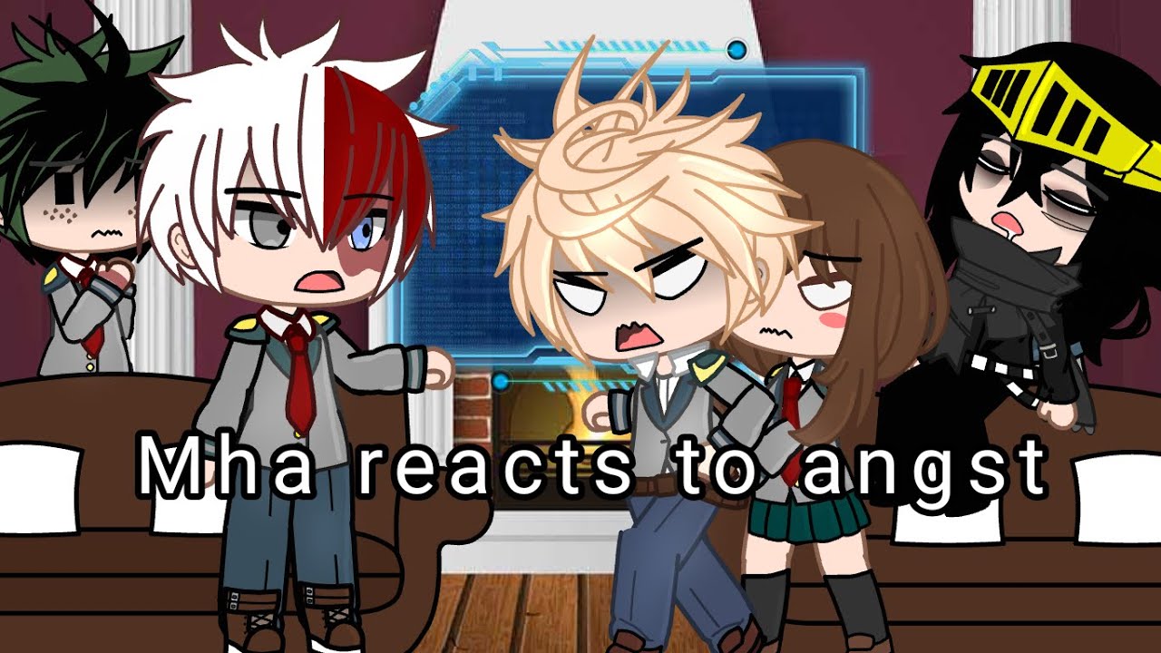 Mha reacts to angst ll abused deku au ll