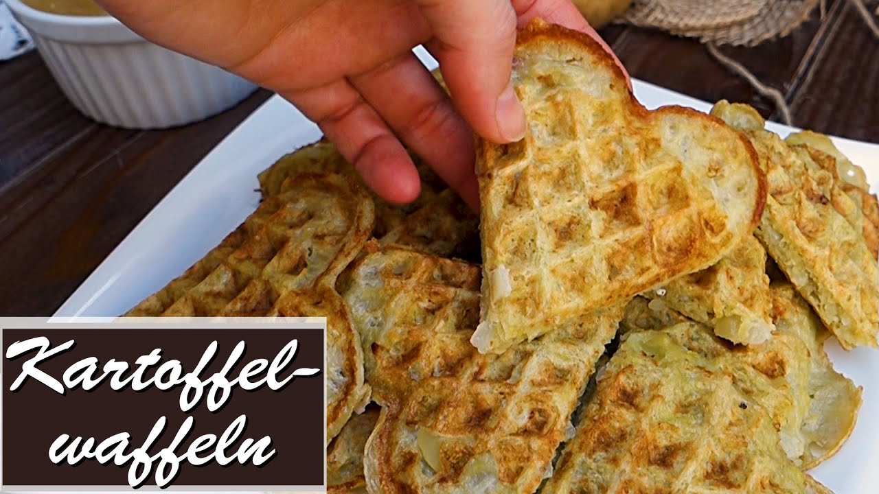 herzhafte Kartoffelwaffeln | Reibekuchen mal anders