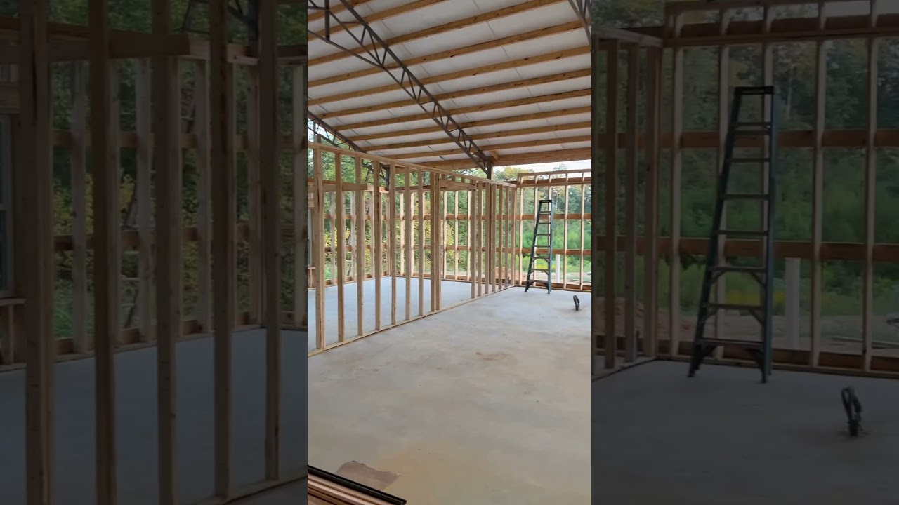 The start of our #barndominium build! #homestead #building #Framing #Farm #Barndo