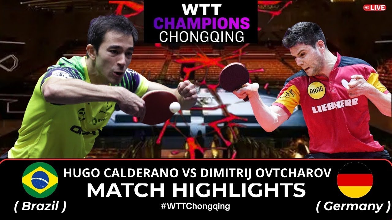 HUGO CALDERANO VS DIMITRIJ OVTCHAROV | WTT Chongqing Highlights