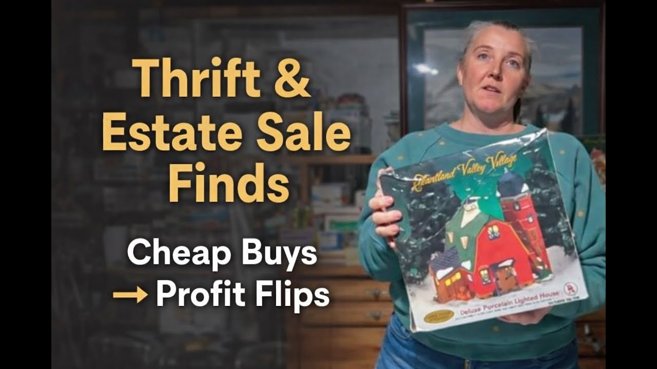 Christmas Finds are so fun!  Thrift & Estate Sale Haul: Cheap Finds Real eBay Profits