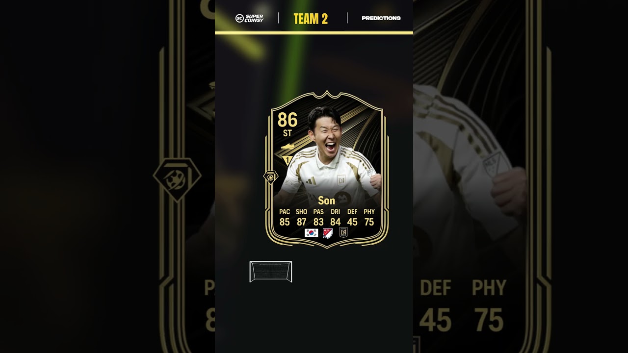 FC26 TEAM OF THE WEEK 2 PREDICTION #totw #fc26 #eafc #son #messi