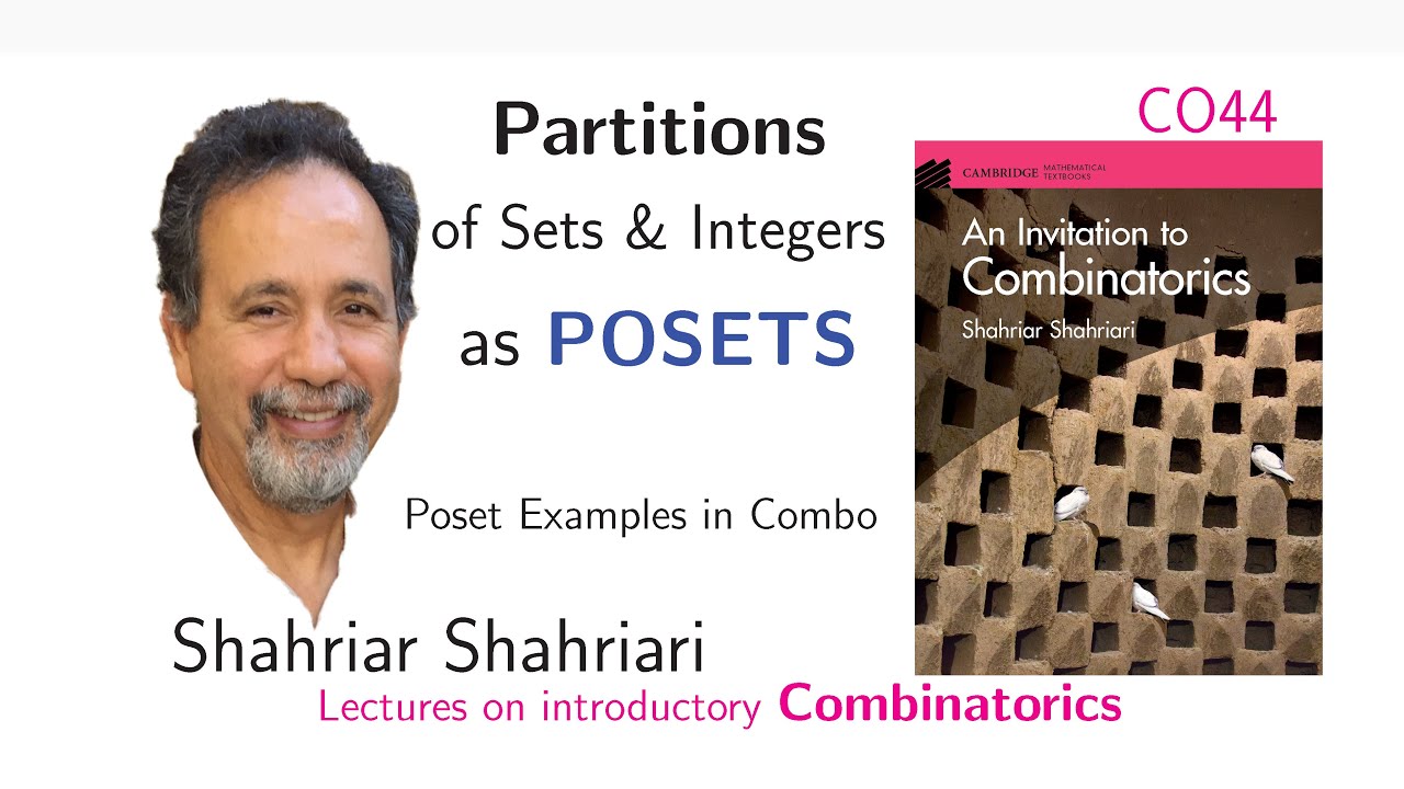 CO44 Examples of Posets in Combinatorics