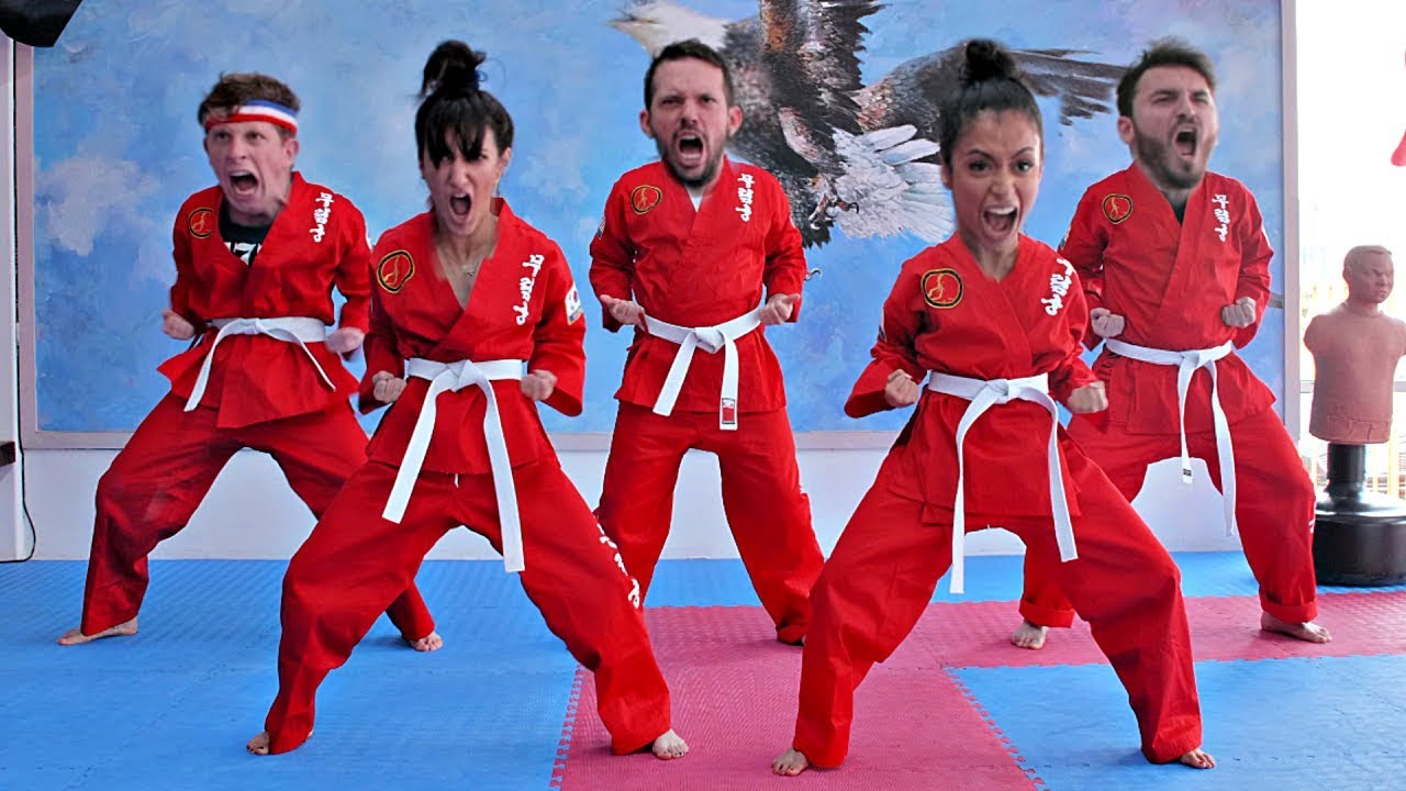 THE ART OF GROIN PULLING. TRYING MARTIAL ARTS!