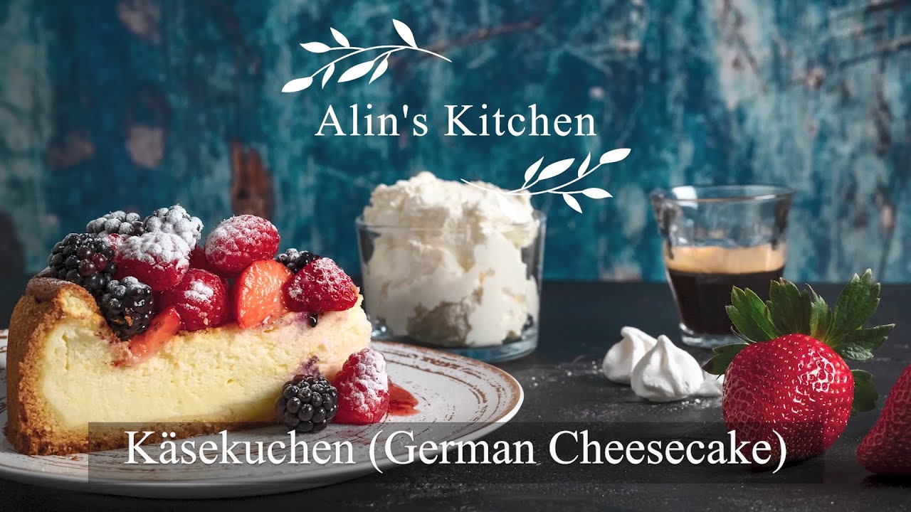 Käsekuchen -  German Cheesecake.