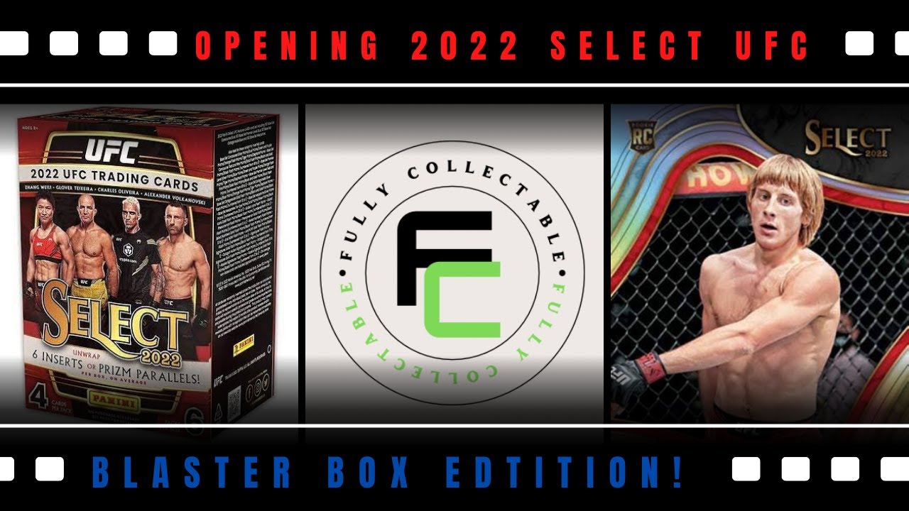 Opening a 2022 Select UFC Blaster Box - Stacked!