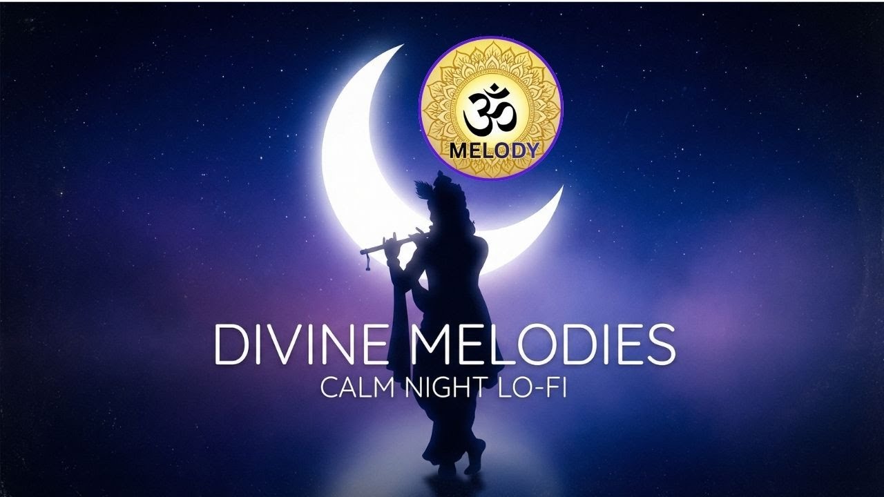 Krishna Mantra Lo-fi 🌙 Night Chill Bhajan | Deep Relax & Sleep | Om Melody