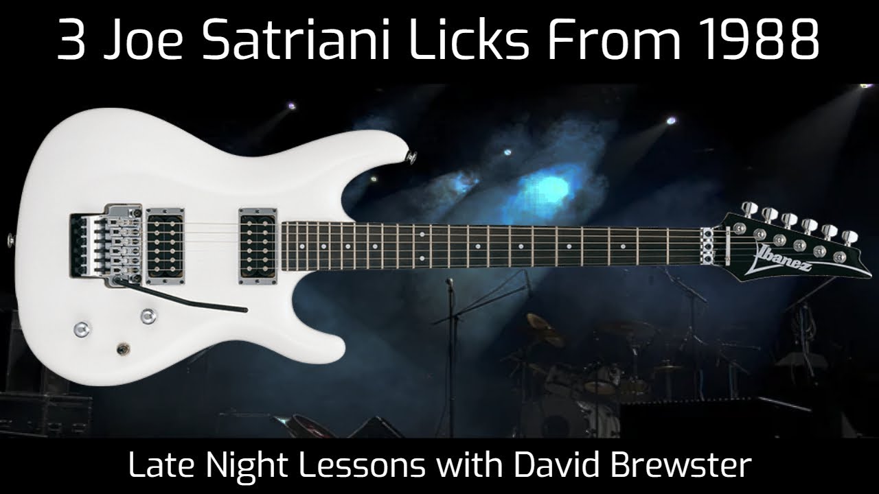 3 Joe Satriani Licks From 1988