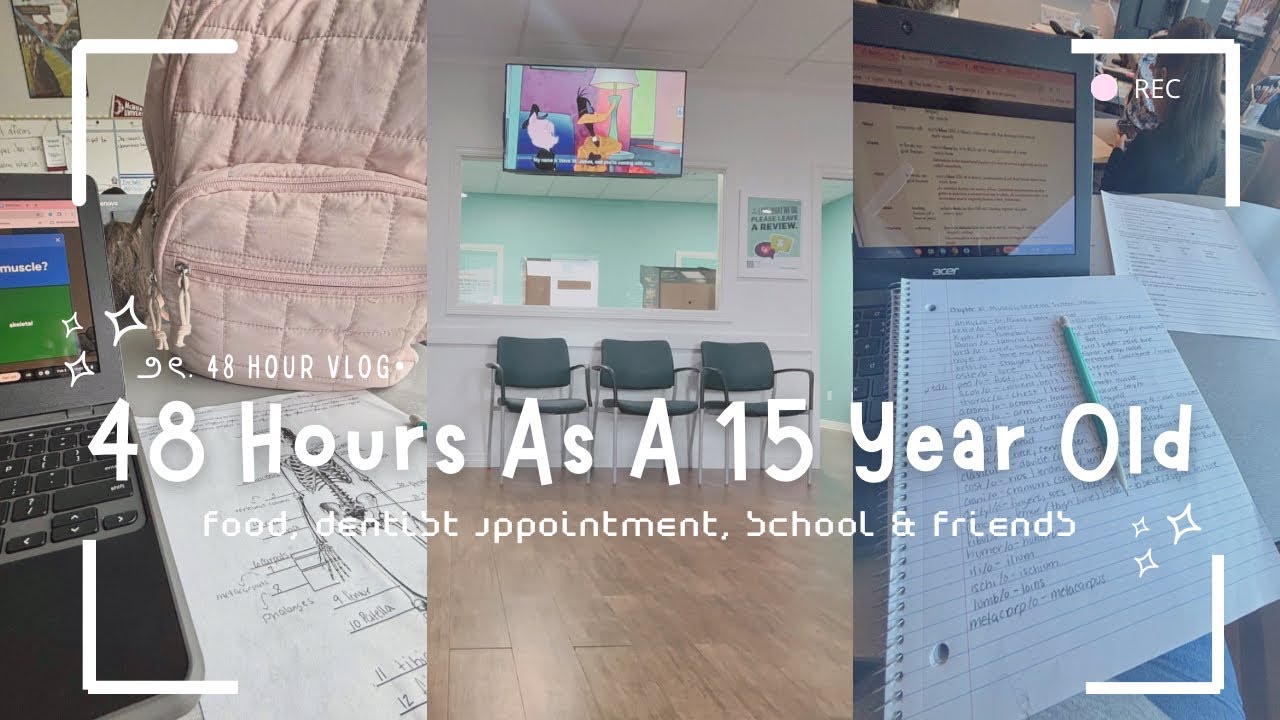 Spend 48 Hours With Me As A 15 Year Old 🫧🎀 EP. 06 ♡ | food, dentist appointment, school & friends