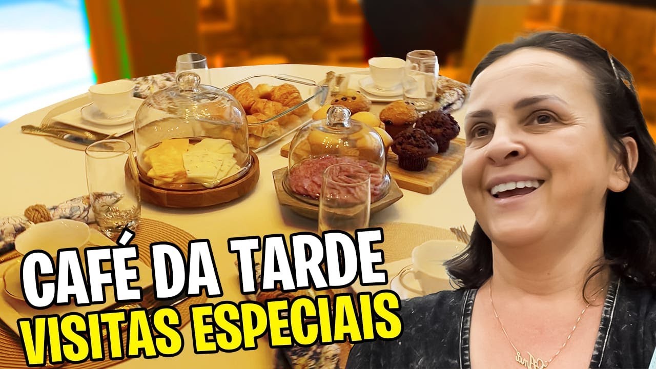 PREPAREI UM CAFÉ DA TARDE PRA VISITA- tentei montar uma mesa posta kk