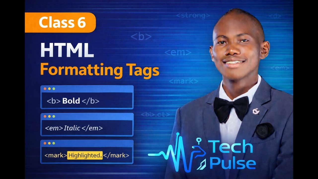 HTML FORMATTING TAGS