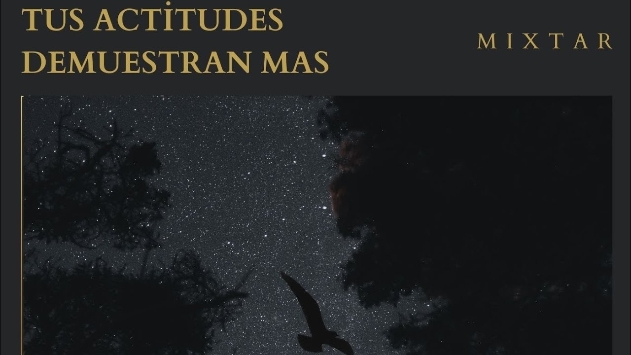 Tus actitudes demuestran mas (Mixtar)