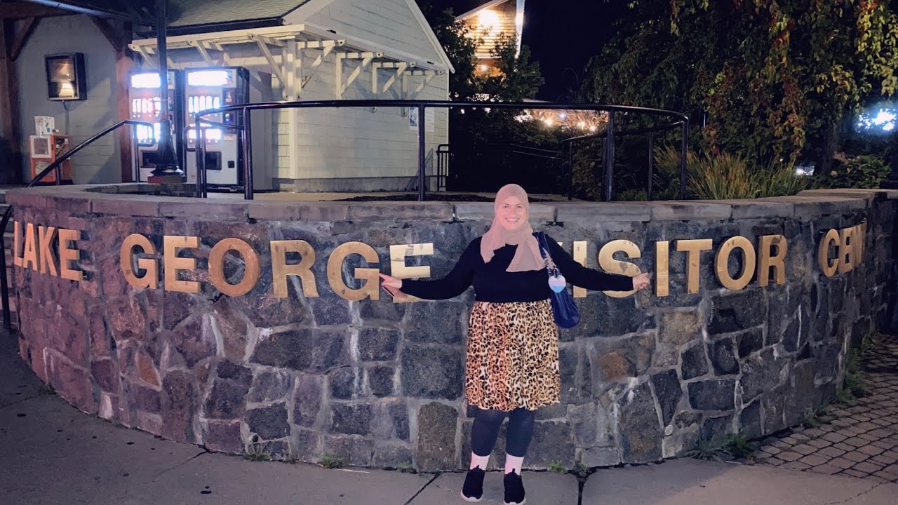Lake George at night#scenic and magical views#New York state 