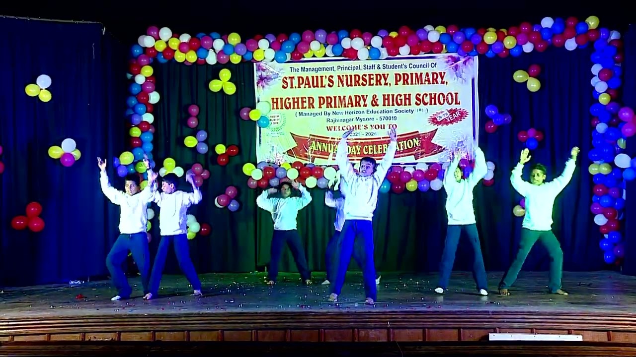 Annual Day Celebration 2025-26 Performance By 6TH STD  Students Boys