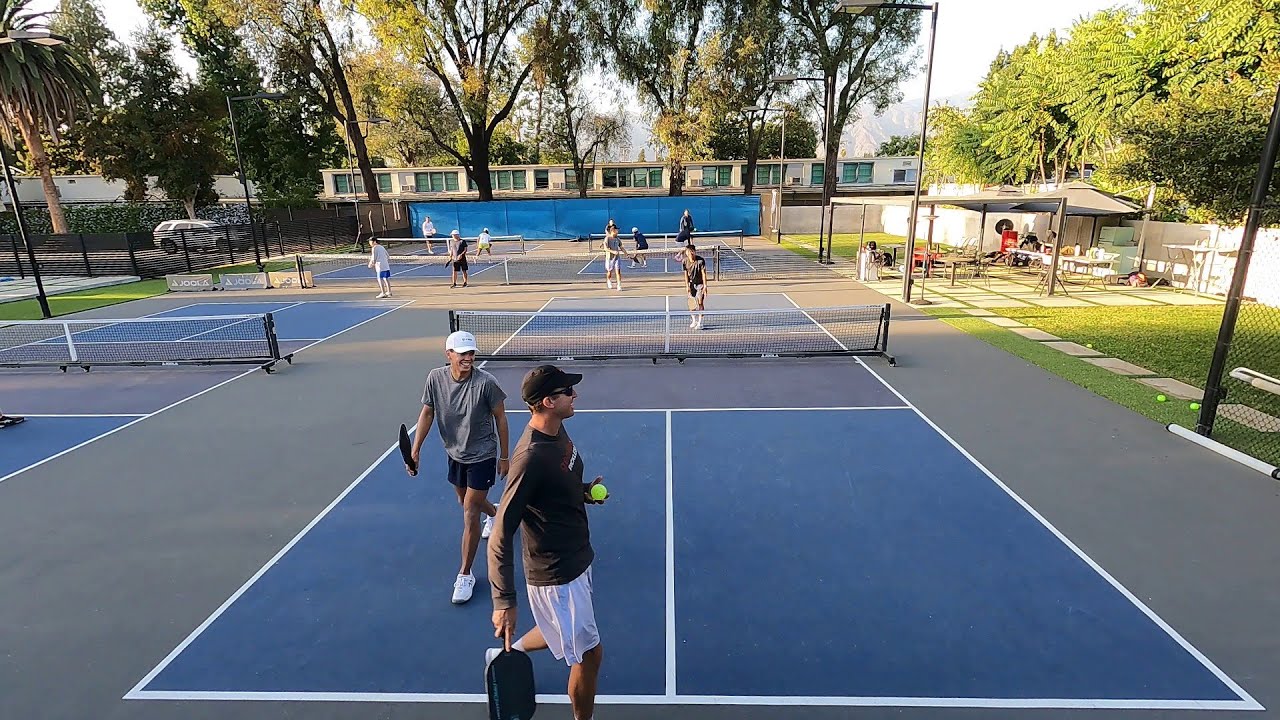 Bad Pickleball Pro Rec - Taiwan's Top Player visits Piccadilly Willy Chung vs Jeff Warnick Chirping+