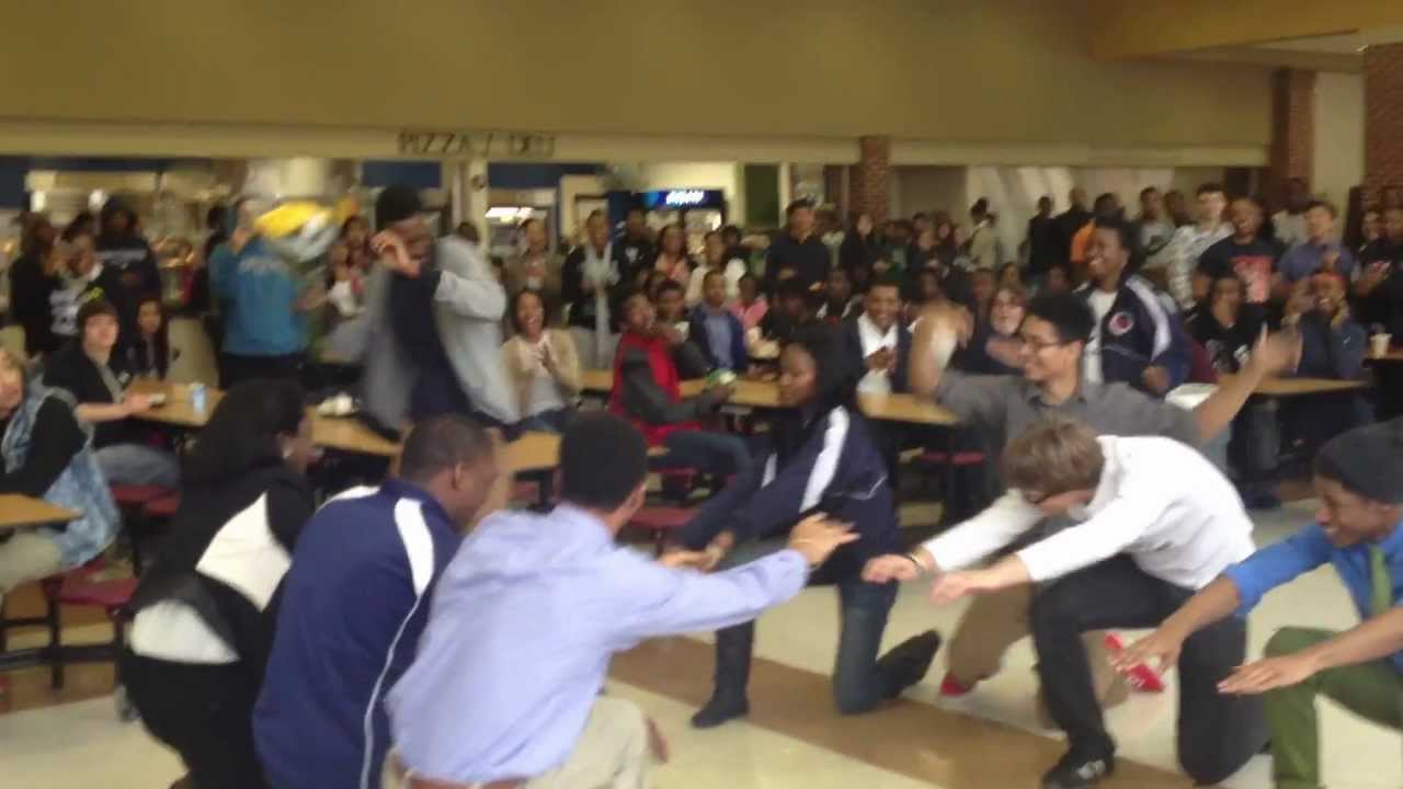 Julian&Onyeka One Direction Flash Mob Prom Proposal - South Cobb High 2013