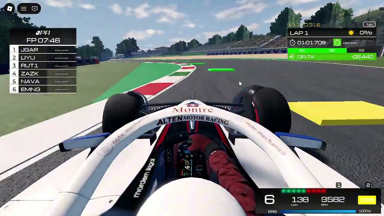F1 Practice Lap | Formula Apex Racing - Roblox