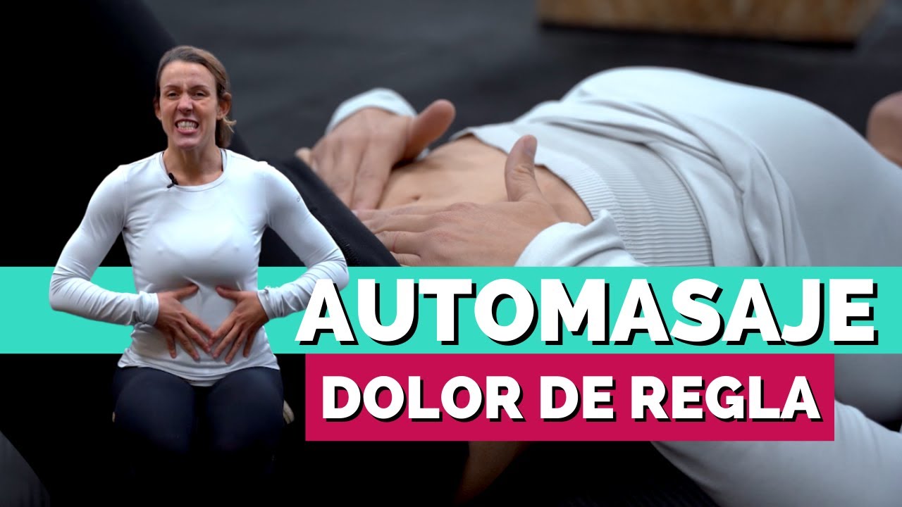 Haz este AUTO MASAJE en casa para aliviar tu Dolor MENSTRUAL - Hinchazón abdominal y Dolor lumbar