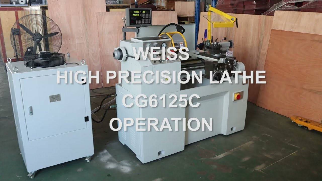 High Precision Lathe CG6125C Opertaion Demo