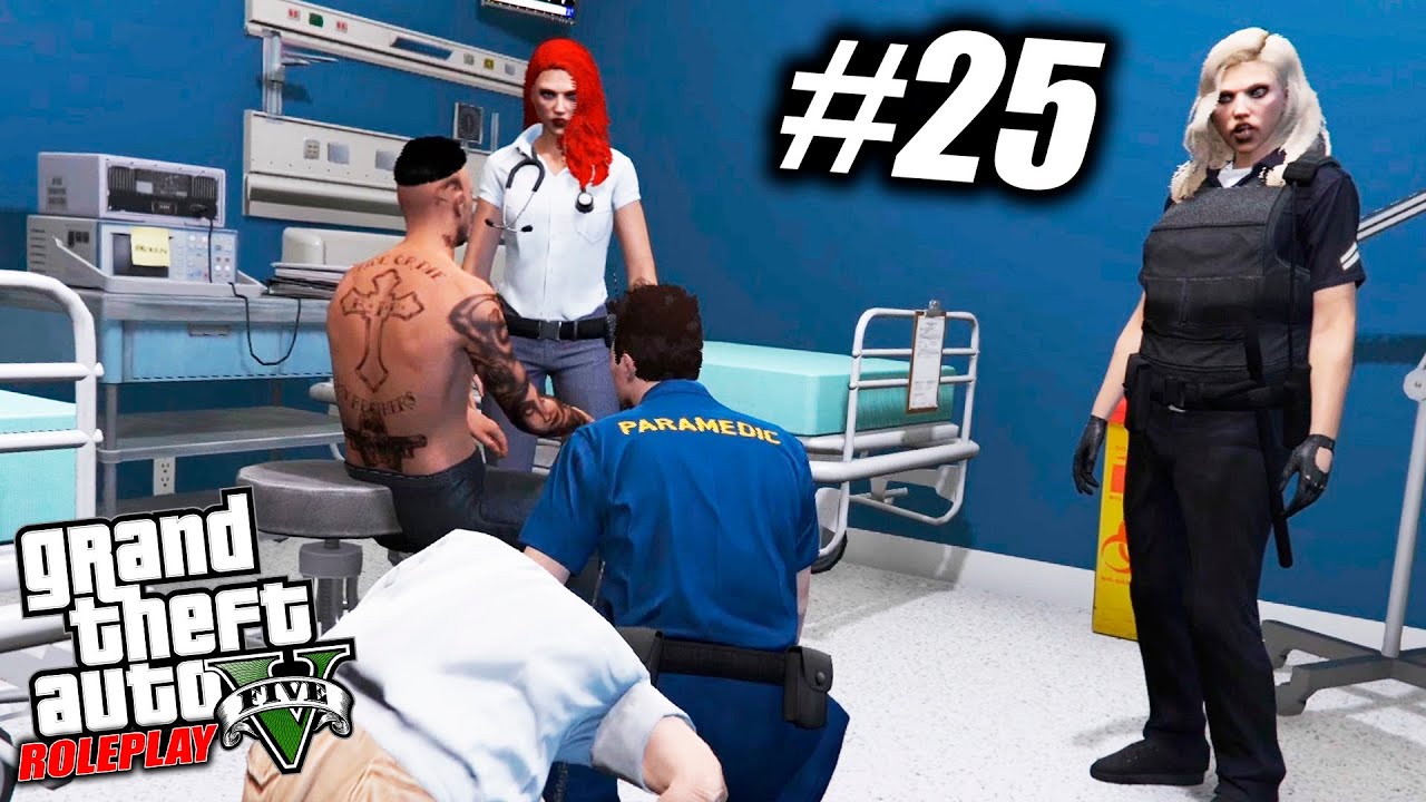 El borracho y el chutao en el hospital #25 - GTA V RolePlay - MrLokazo86