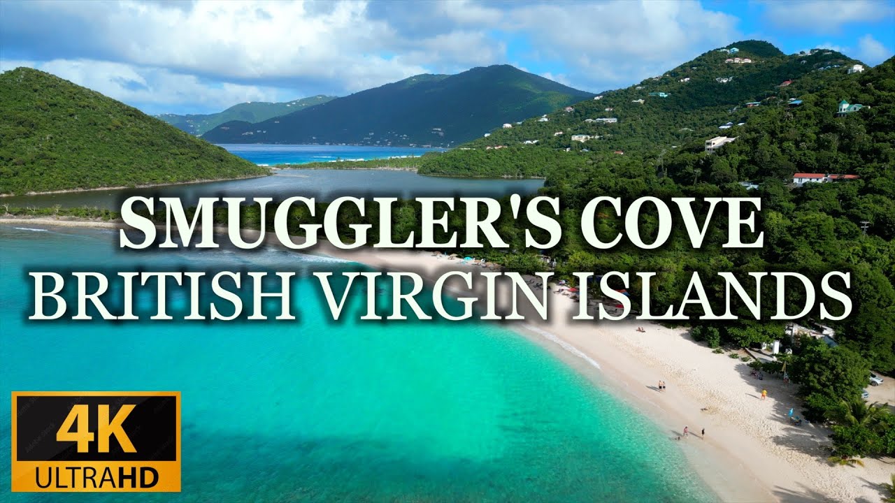 BRITISH VIRGIN ISLANDS 4K SMUGGLER'S COVE: RELAXING MUSIC & STUNNING SCENERY