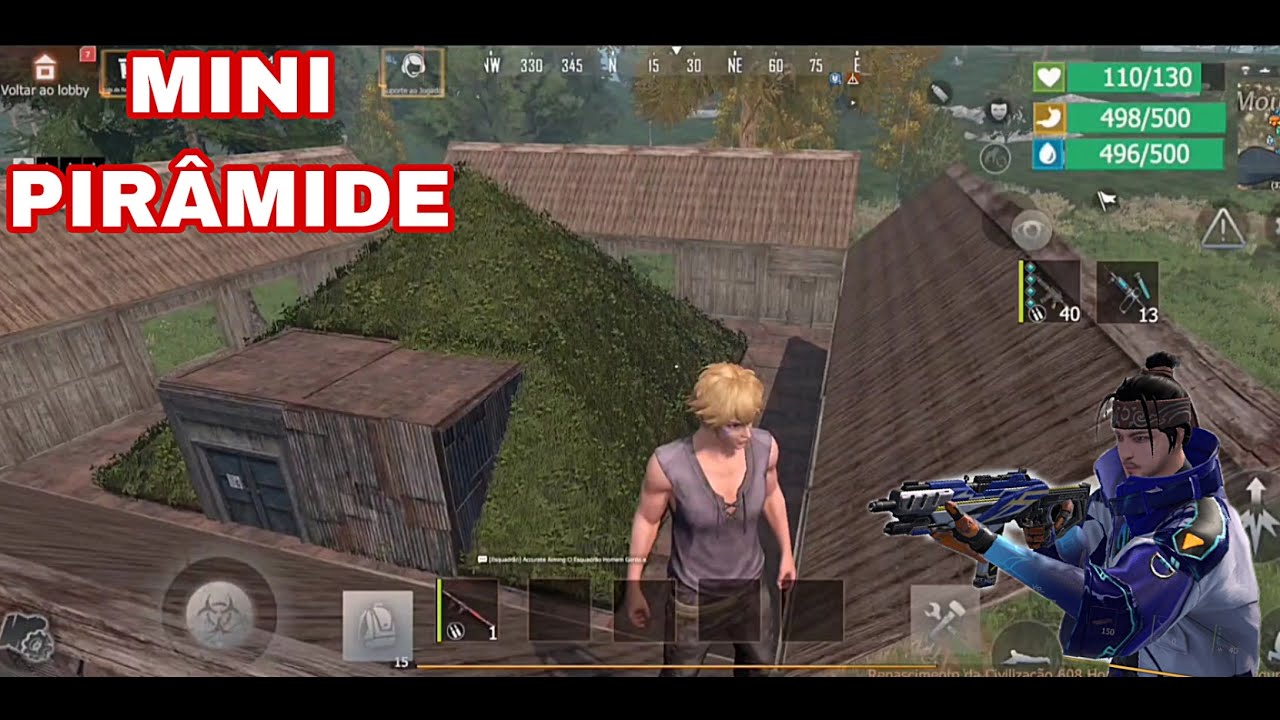 A BASE PIRAMIDE DE 6 PAREDES PARA CHEGAR NO LOT A MAIS SEGURA DE TODAS LAST ISLAND OF SURVIVAL