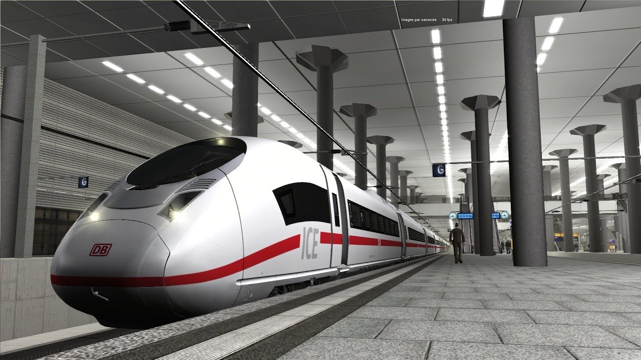 Timelapse Train Simulator 2019 Berlin Gesundbrunnen - Leipzig Hbf