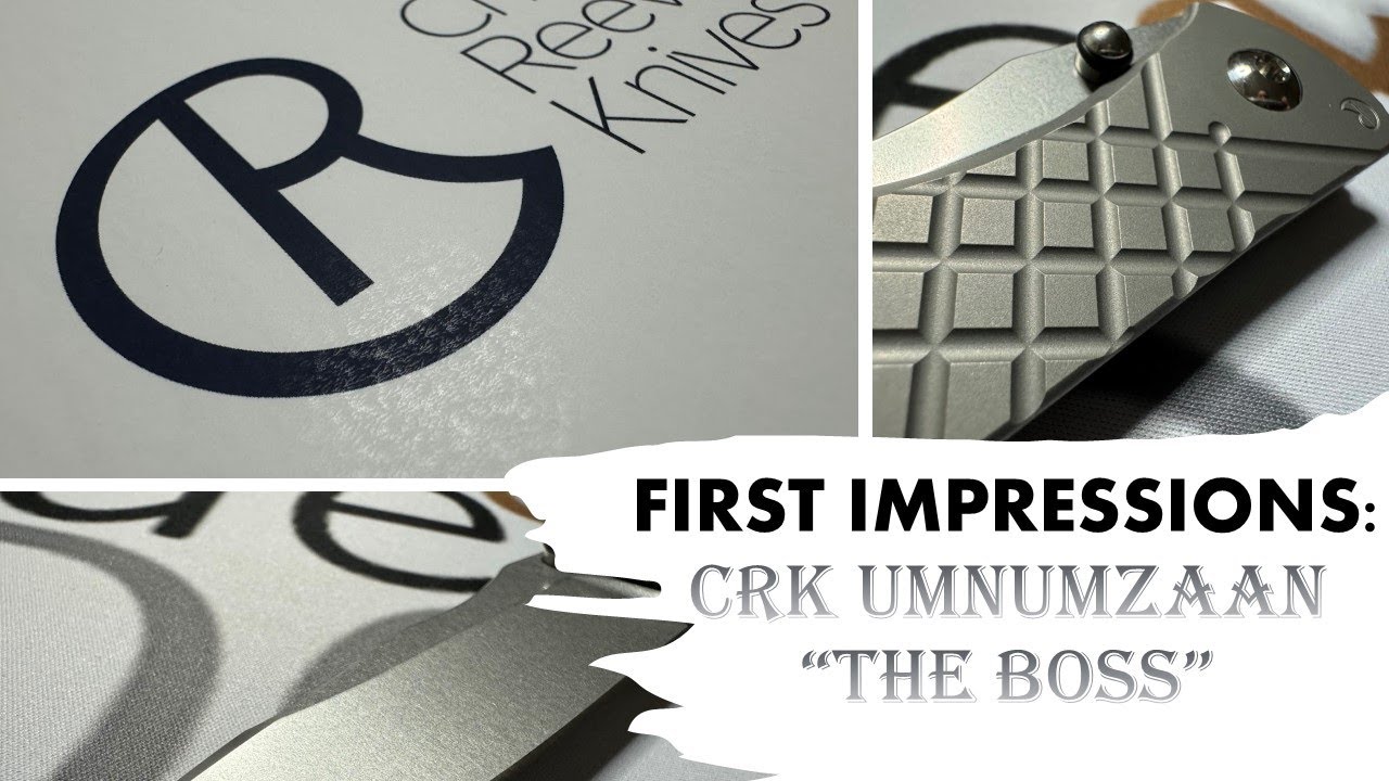 Chris Reeve Knives (CRK) Umnumzaan | Glass Blasted Ti | Magnacut