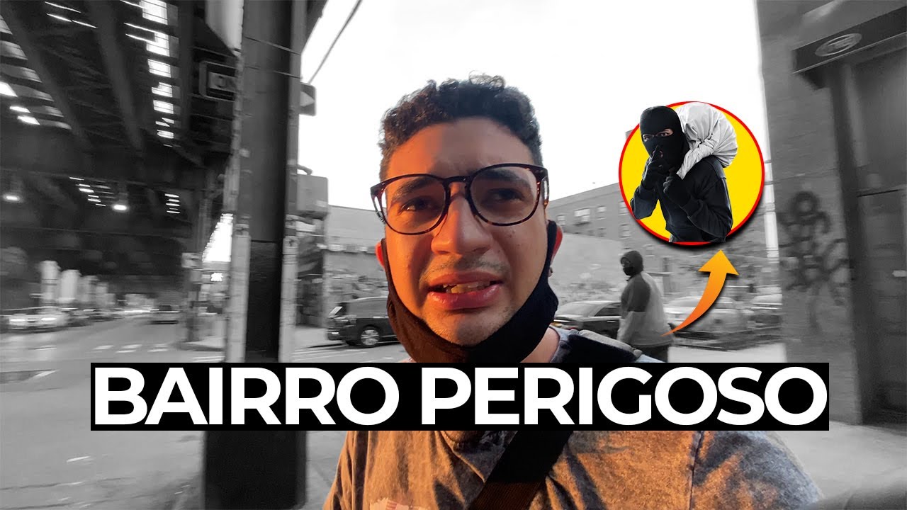 Um dos bairros mais PERIGOSOS do Brooklyn | Tour em Bushwick