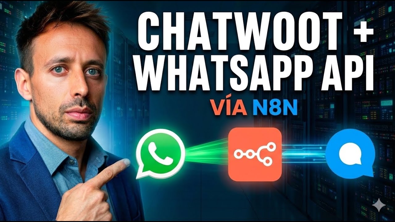 Chatwoot + WhatsApp API + n8n: Integraci&oacute;n Completa