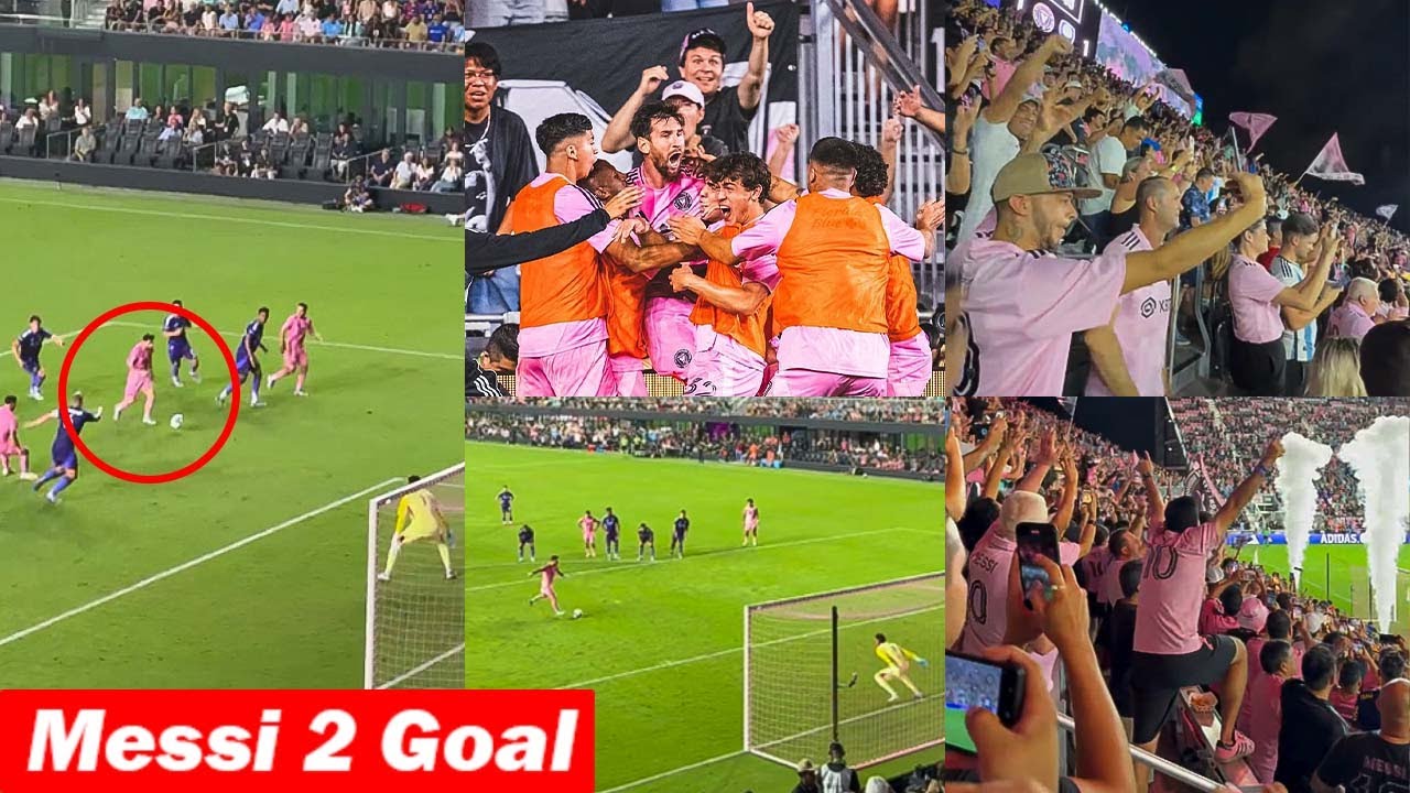 Inter Miami Fans Reactions to Lionel Messi 2 Goal vs Orlando City