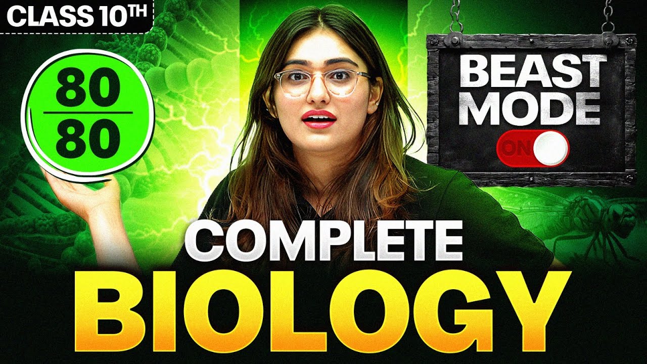 Score 80/80: CRISP BIOLOGY One Shot || Class 10th || PhysicsWallah